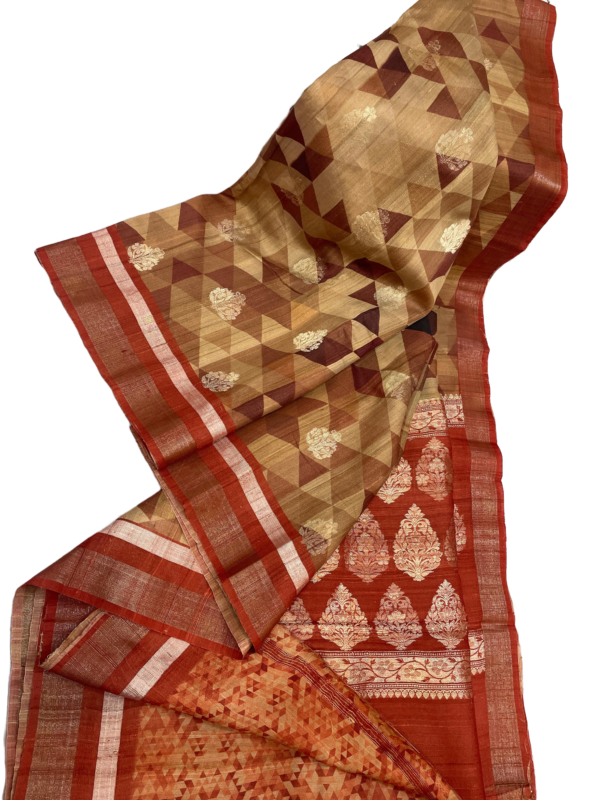 Raw silk digital Print