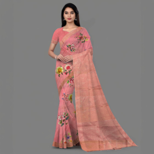 Digital print saree